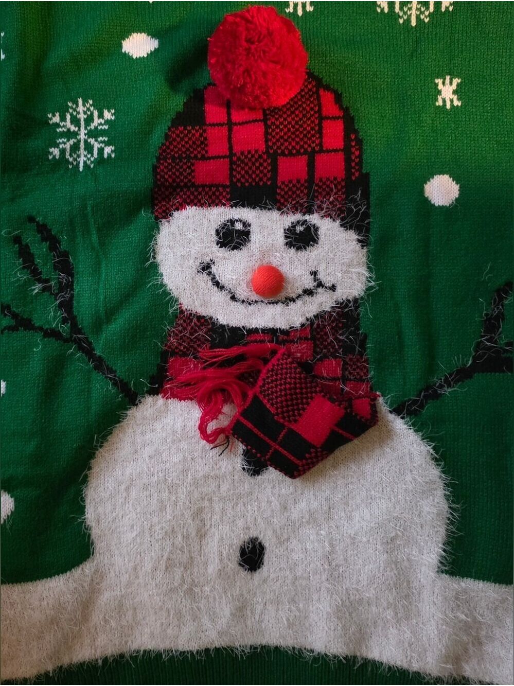 Festival Snowman Long Turtleneck Sweater #SW3 - Picture 3 of 11